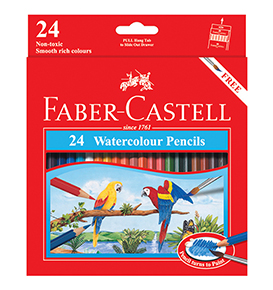 24-pieces Watercolour Pencils Set